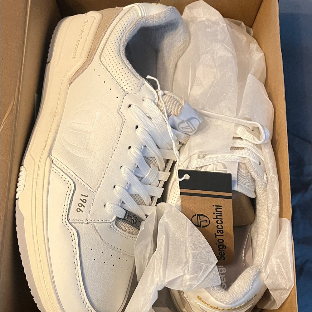 Sergio Tacchini Men's Cream Sneakers